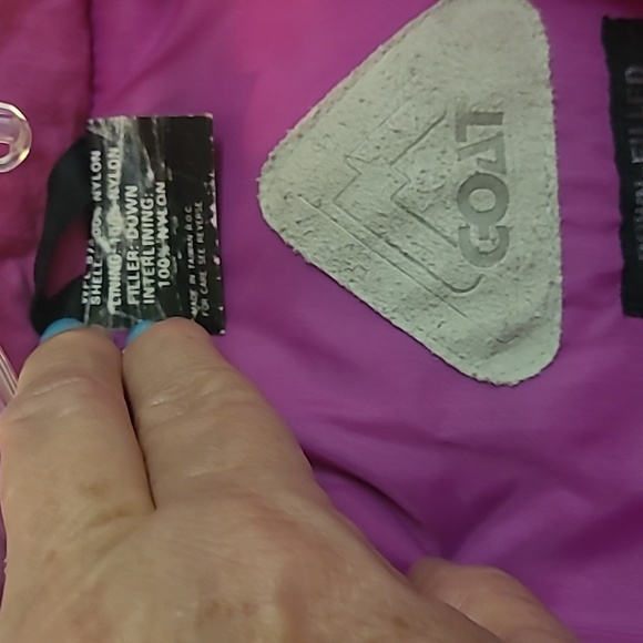 GOAT BRAND DOWN FILLED SKI JACKET SZ L - Picture 6 of 10